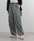 コットンナイロンドロストカーゴパンツ