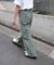 コットンナイロンドロストカーゴパンツ
