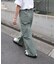コットンナイロンドロストカーゴパンツ