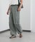 コットンナイロンドロストカーゴパンツ