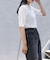 メッシュ編みポロニット