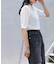 メッシュ編みポロニット