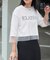 【着用動画あり】チュールレイヤードクロップドプリントTシャツ