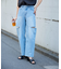 11OZカットスリットデニムパンツ