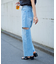 11OZカットスリットデニムパンツ