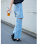 11OZカットスリットデニムパンツ