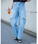 11OZカットスリットデニムパンツ