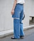 11OZカットスリットデニムパンツ