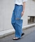 11OZカットスリットデニムパンツ