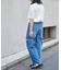 11OZカットスリットデニムパンツ