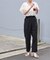 【S～Lサイズ展開】テックリネン美脚パンツ