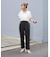 【S～Lサイズ展開】テックリネン美脚パンツ