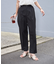 【S～Lサイズ展開】テックリネン美脚パンツ