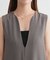 【WEB限定】リネンライクVネックサロペット
