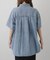 デニム半袖シャツ