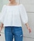 【2WAY】ポコポコふくれジャガードオフショルブラウス