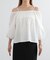 【2WAY】ポコポコふくれジャガードオフショルブラウス