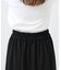 バックスリットリップルアイラインロングスカート