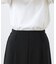 バックスリットリップルアイラインロングスカート