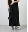 バックスリットリップルアイラインロングスカート