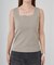 エステルヤーンスクエアネックニットタンクトップ