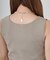 エステルヤーンスクエアネックニットタンクトップ