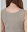 エステルヤーンスクエアネックニットタンクトップ