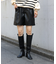 フェイクレザーショートパンツ