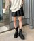 フェイクレザーショートパンツ
