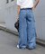 【高身長サイズあり】デニムデザインカーゴパンツ