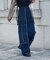 【高身長サイズあり】デニムデザインカーゴパンツ