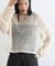 【WEB/一部店舗限定】メッシュ編ニットプルオーバー