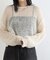 【WEB/一部店舗限定】メッシュ編ニットプルオーバー