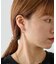 レイヤードラインドロップピアス