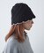 配色ニットバケットハット