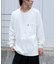 【UNISEX／4色・3サイズ展開】天竺ポケ付き長袖Tシャツ