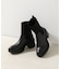 チャンキーソールニットブーツ