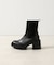 チャンキーソールニットブーツ