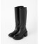 チャンキーソールロングブーツ
