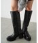 チャンキーソールロングブーツ