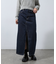 フロントスリットデニムロングスカート