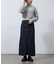 フロントスリットデニムロングスカート
