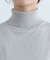 【着用動画あり】PBT袖シアー切替タートルニット