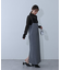Iラインサスペンダー付きスカート