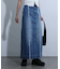 カットオフフリンジデニムスカート