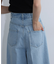 ハイウエストボタンフライデニムパンツ