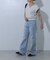 【セットアップ対応】ルーズストレートデニム