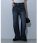 【セットアップ対応】ルーズストレートデニム