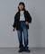 【セットアップ対応】ルーズストレートデニム