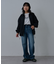 【セットアップ対応】ルーズストレートデニム